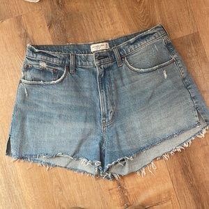 Abercrombie Curve Love Denim Shorts
